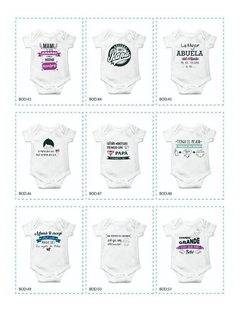 Mega Pack Sublimación Vectores Body Bebes + De 80 Diseños! en internet