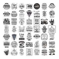 +5000 Vectores Frases Para Sublimación Vinilo Serigrafía - PlantillasyVectores