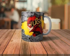 Plantillas Para Tazas + Poleras Torsos Superheroes
