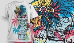 Imagen de +600 Vectores Premium Plantillas Sublimación Poleras Vinilo