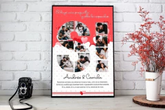 Kit Imprimible Cuadros Día Del Amor Vol.4 | Editable Psd en internet