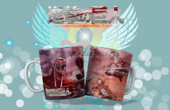 15 Plantillas Sublimación Tazas | Attack On Titan Vol.2 - PlantillasyVectores