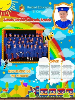 Kit Imprimible Cuadros Diplomas Graduación Kinder / Básica - comprar online