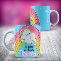Plantilla Sublimación Tazas Unicornios | Editable Psd en internet