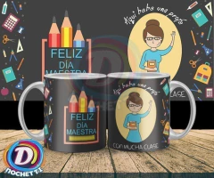 Plantillas Sublimación Tazas - Día Del Profesor Vol.1 - comprar online