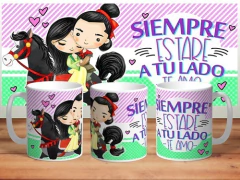 Plantillas Sublimación Tazas Día Del Amor Princesas Disney
