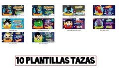 Plantillas Sublimación Cojín + Taza Día Del Padre Superhéroe en internet