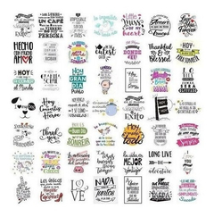 +5000 Vectores Frases Para Sublimación Vinilo Serigrafía - comprar online