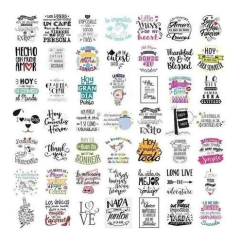 +5000 Vectores Frases Para Sublimación Vinilo Serigrafía - comprar online
