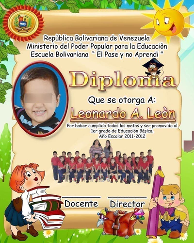 Mega Kit Imprimible 120 Diplomas Media Básica Editable Psd!