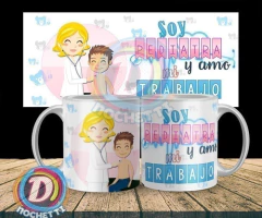 Plantillas Sublimación Tazas - Profesiones Medicas Vol.2 - tienda online