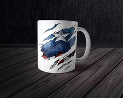 Imagen de Plantillas Para Tazas + Poleras Torsos Superheroes