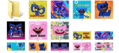 Plantillas Sublimación Tazas + Cojines - Huggy Wuggy en internet