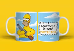 Plantillas Sublimación Tazas - Día Del Padre Homero en internet