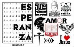 Vectores Sublimación Diseños Multiuso - Mensajes Cristianos - comprar online