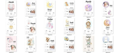 Kit Imprimible Cuadros Nacimiento | 30 Diseños Editables Ppt en internet