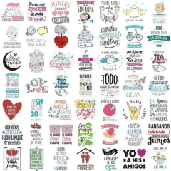 +5000 Vectores Frases Para Sublimación Vinilo Serigrafía en internet