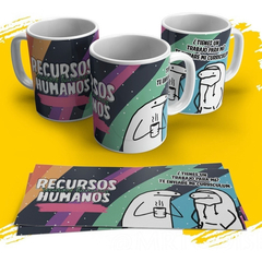 Plantillas Sublimación Tazas - Flork Profesiones - PlantillasyVectores