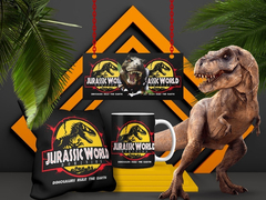 Plantillas Tazas + Cojines - Jurassic Park - tienda online