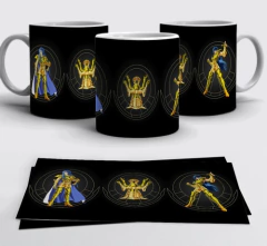 Plantillas Sublimación Tazas | Caballeros Zodiaco Saint Seya - comprar online