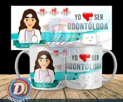 Plantillas Sublimación Tazas - Profesiones Medicas Vol.2