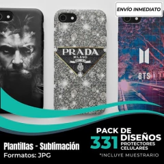 Mega Pack +300 Diseños Para Carcasas Fundas de Celular