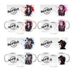 21 Plantillas Para Sublimar Tazas - Hard Rock - comprar online