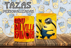 Plantillas Sublimación Tazas - Minions - PlantillasyVectores