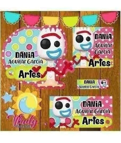 Kit Imprimible Etiquetas Escolares +100 Diseños