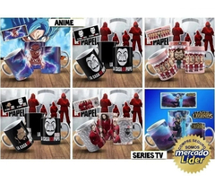 200 Plantillas Tazas Jpg Películas Series Tv Anime Juegos