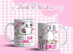 Plantillas Sublimación Tazas + Vasos Flork Madre Vol.3 - PlantillasyVectores