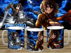 20 Plantillas Sublimación Tazas | Attack On Titan Vol.1 en internet