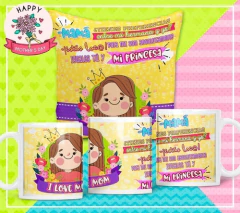 Plantillas Sublimación Cojines Tazas #2 - Día De La Madre - tienda online