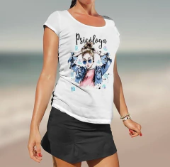 Plantillas Sublimación - Poleras Profesiones Mujer - PlantillasyVectores