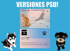 Kit Imprimible Carnet Registro Carnet Mascotas Chile / Editables
