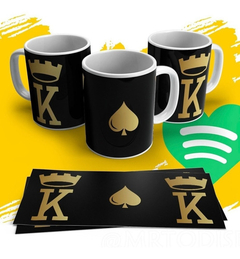 Plantillas Sublimación Tazas Parejas King & Queen - PlantillasyVectores