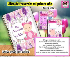 Kit Imprimible Agenda Pediátrica Álbum Recuerdos Bebé - tienda online