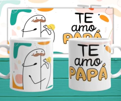 Plantillas Sublimación Tazas - Flork Día Del Padre Vol.1 - PlantillasyVectores