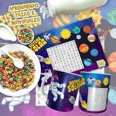 Plantillas Sublimación Tazas + Individual Tabla Multiplicar