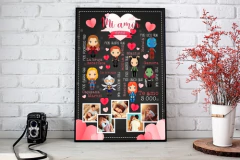 Kit Imprimible Cuadros Día Del Amor Vol.4 | Editable Psd