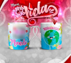Plantillas Sublimación Tazas - Madre Eres Mi Vida en internet