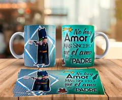 Plantillas Sublimación Tazas Día Del Padre Duos Animado - comprar online