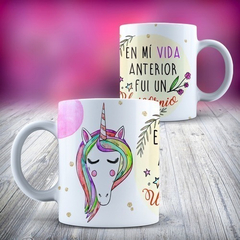 Imagen de Plantilla Sublimación Tazas Unicornios | Editable Psd