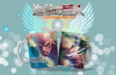 15 Plantillas Sublimación Tazas | Attack On Titan Vol.2 - PlantillasyVectores