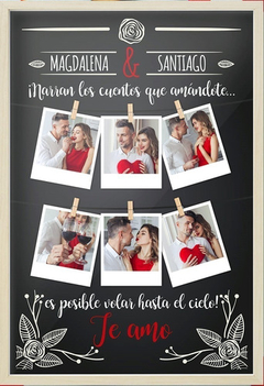 Kit Imprimible Cuadros Día Del Amor Vol.3 | Editable Psd - PlantillasyVectores