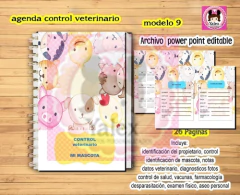 Kit Imprimible Control Veterinario Mascotas Vol.2 | Editable