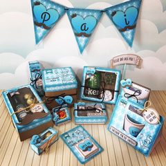 Kit Candy Bar Día Del Padre Cajas Corte Cameo + Powerpoint