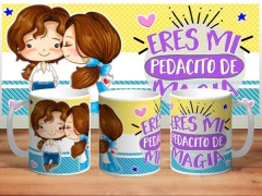 Plantillas Sublimación Tazas Día Del Amor Princesas Disney - PlantillasyVectores