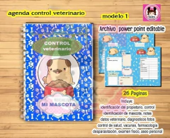 Kit Imprimible Control Veterinario Mascotas Vol.2 | Editable - comprar online