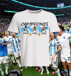 Plantillas Sublimación Poleras Messi Campeón - tienda online